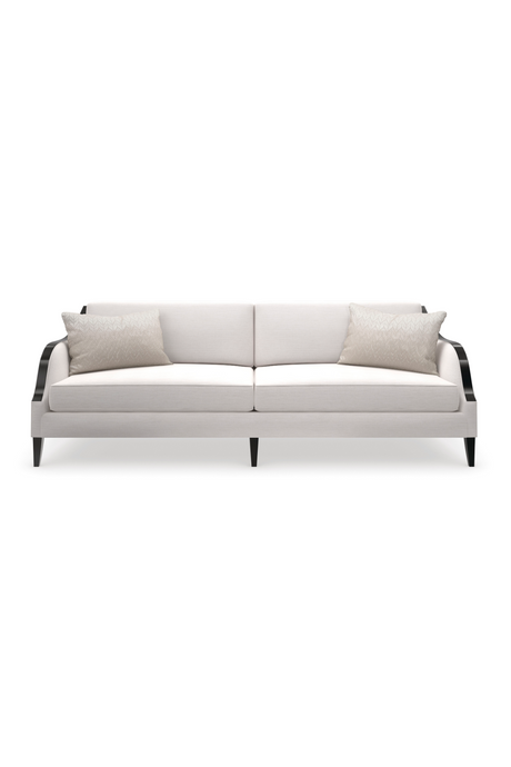 Cream Basketweave Sofa | Caracole Pitch Perfect | Caracole.eu.com