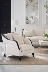 Cream Basketweave Sofa | Caracole Pitch Perfect | Caracole.eu.com