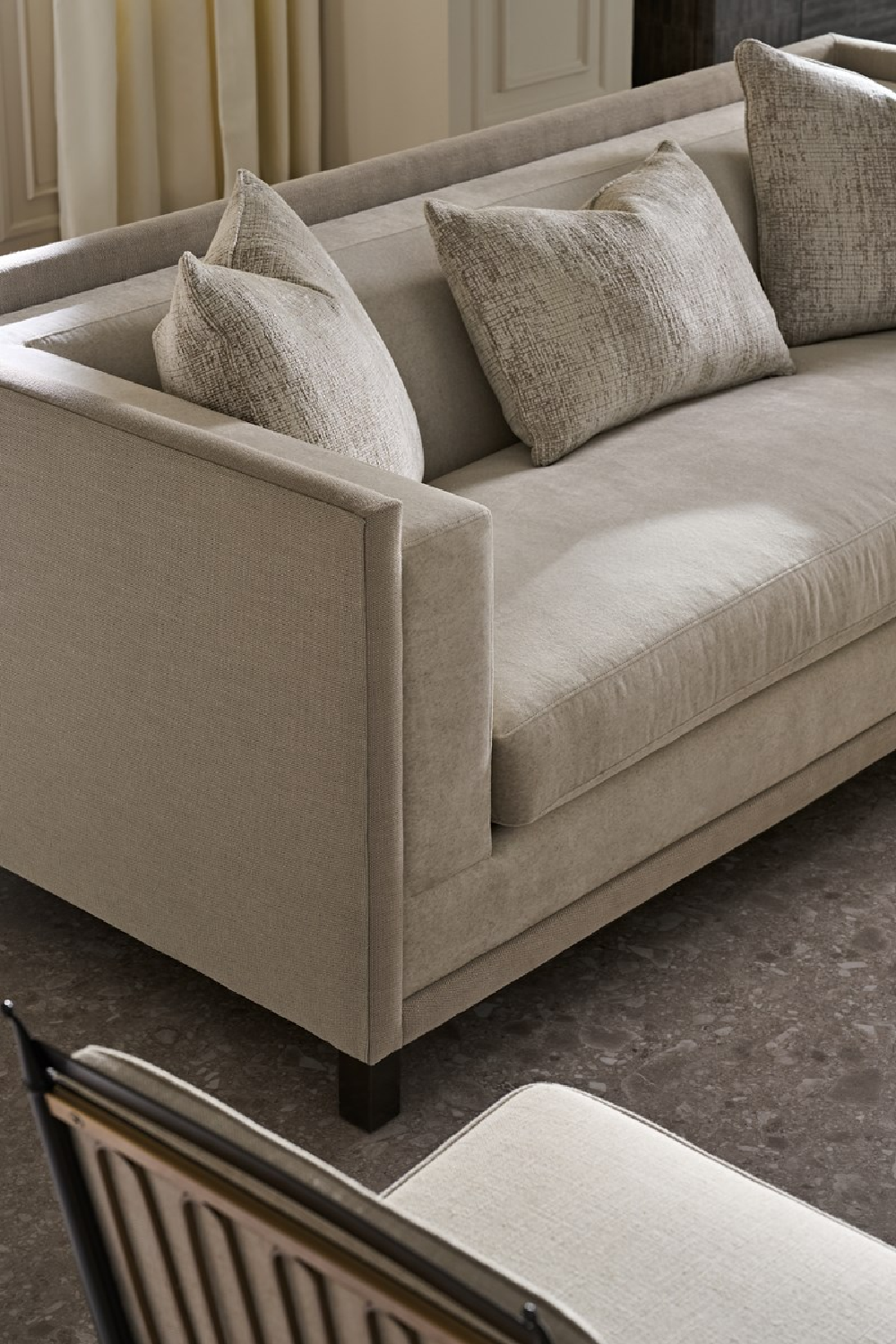 Light Gray Sofa | Caracole Tuxedo | Caracole.eu.com