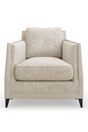 Beige Chenille Lounge Chair | Caracole Limitless | Caracole.eu.com