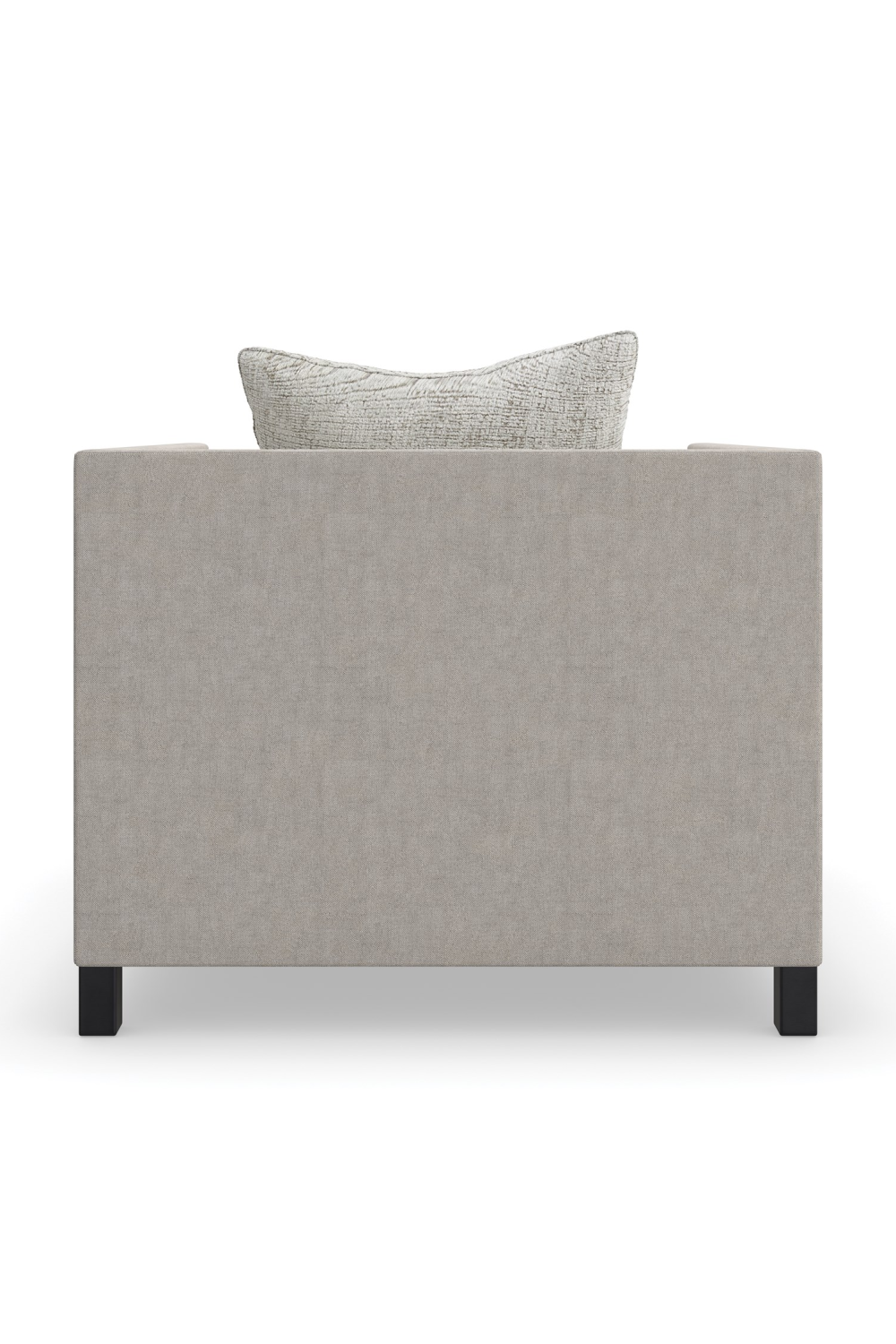 Light Gray Lounge Chair | Caracole Tuxedo | Caracole.eu.com