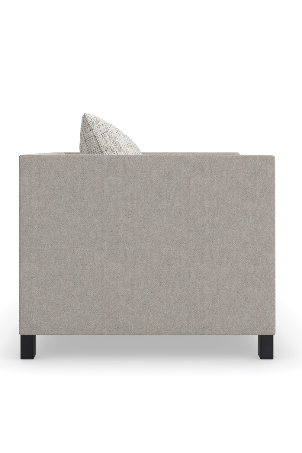Light Gray Lounge Chair | Caracole Tuxedo | Caracole.eu.com