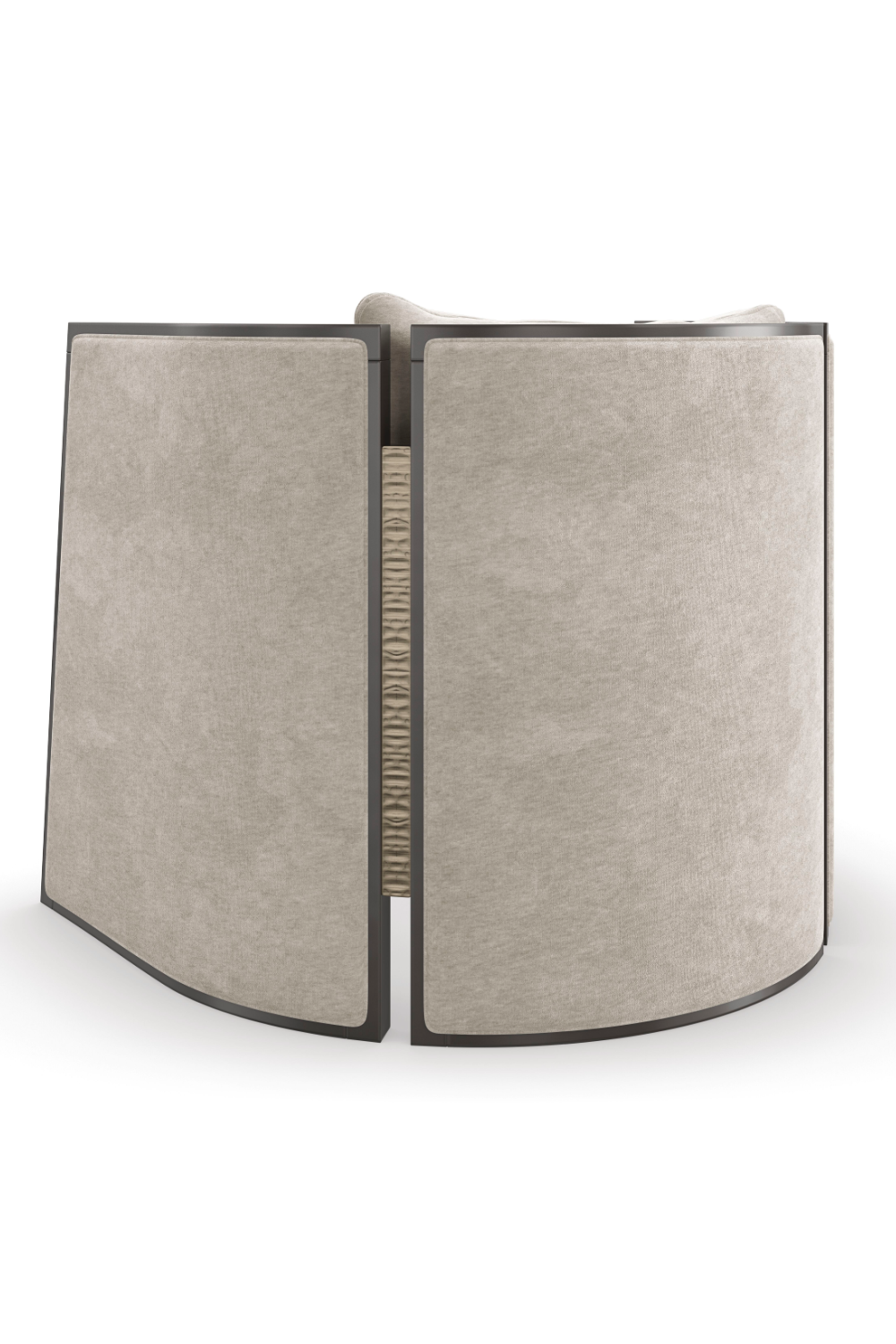 Gray Modern Lounge Chair | Caracole Cut Away | Caracole.eu.com
