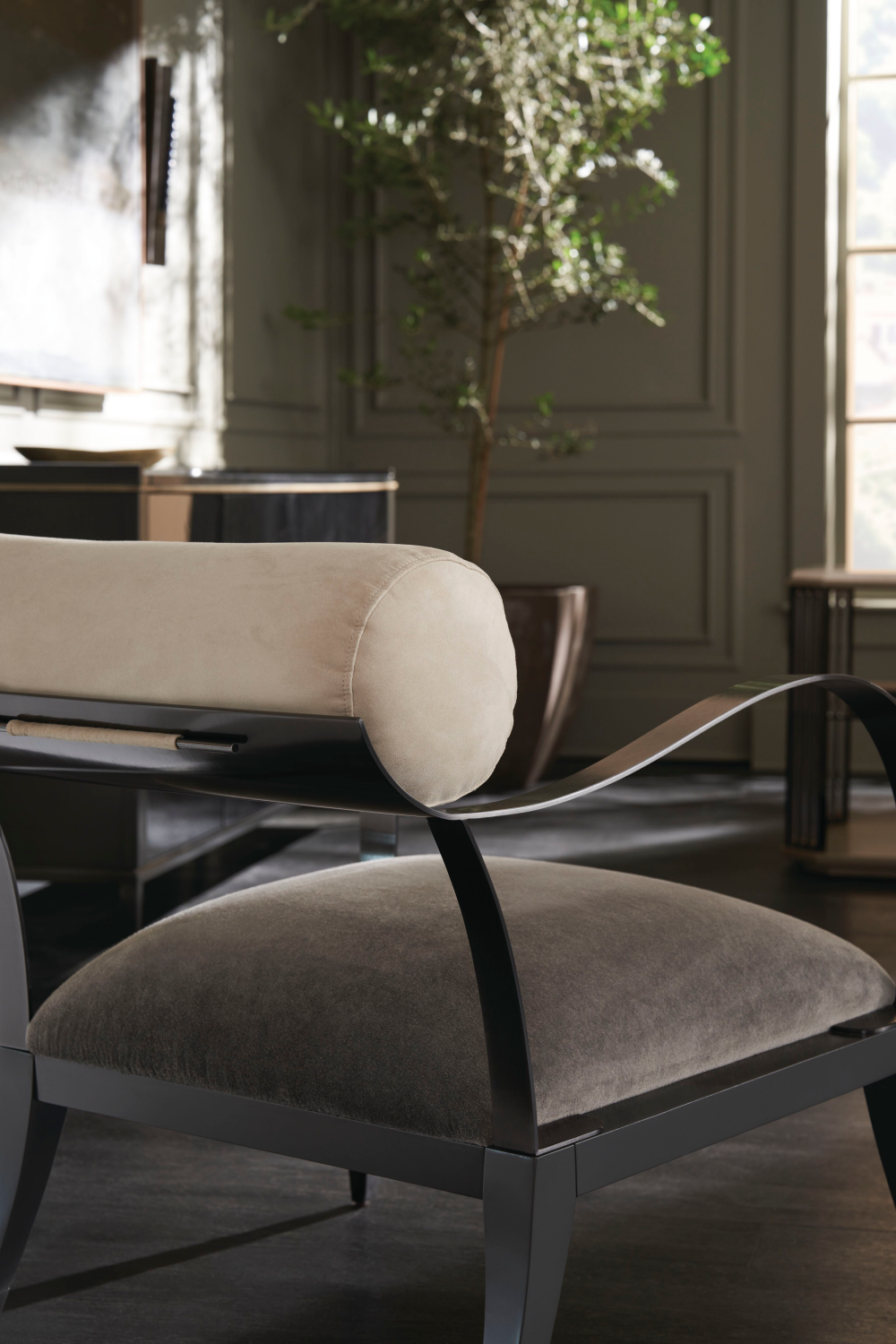 Sculptural Lounge Chair | Caracole Homage | Caracole.eu.com