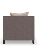 Brown Upholstered Sectional Chair | Caracole Tuxedo | Caracole.eu.com