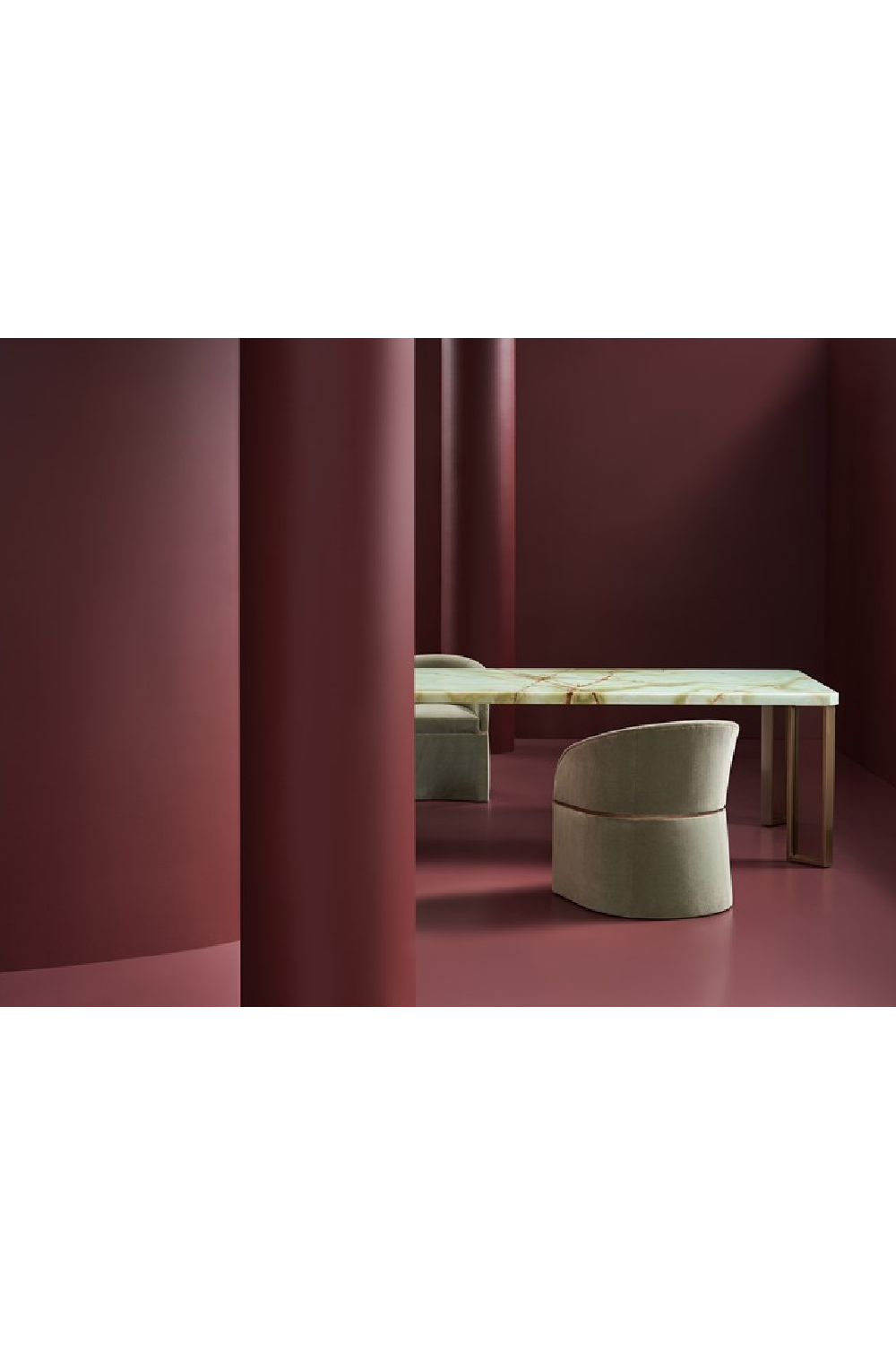 Green Velvet Accent Chair | Caracole Dune | Caracole.eu.com