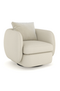 Ivory Linen Swivel Chair | Caracole Lumi | Caracole.eu.com