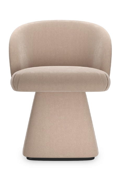 Taupe Velvet Swivel Chair | Caracole Vuelta | Caracole.EU.com