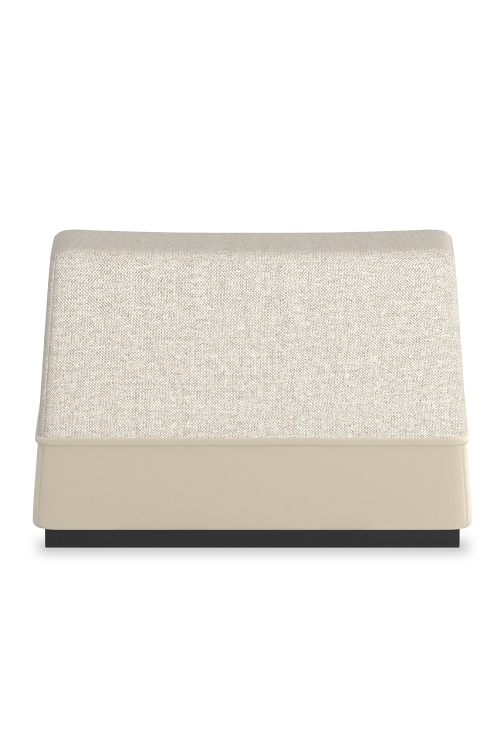 Gray Tweed Ottoman | Caracole Et Voila | Caracole.eu.com