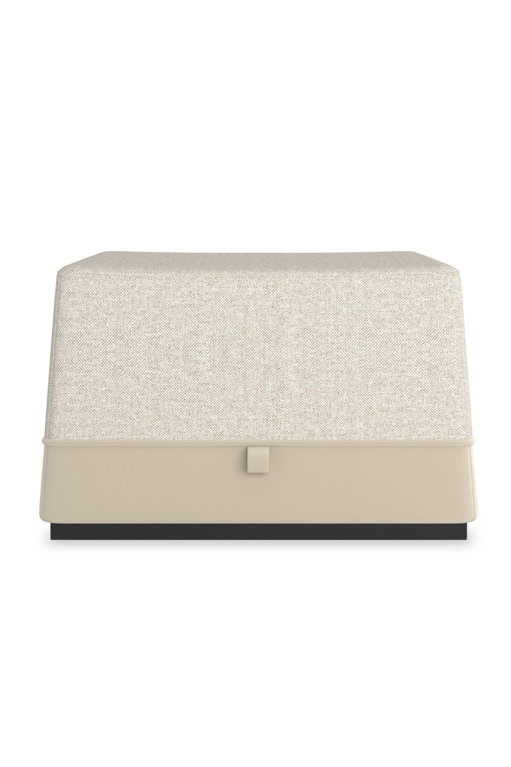 Gray Tweed Ottoman | Caracole Et Voila | Caracole.eu.com