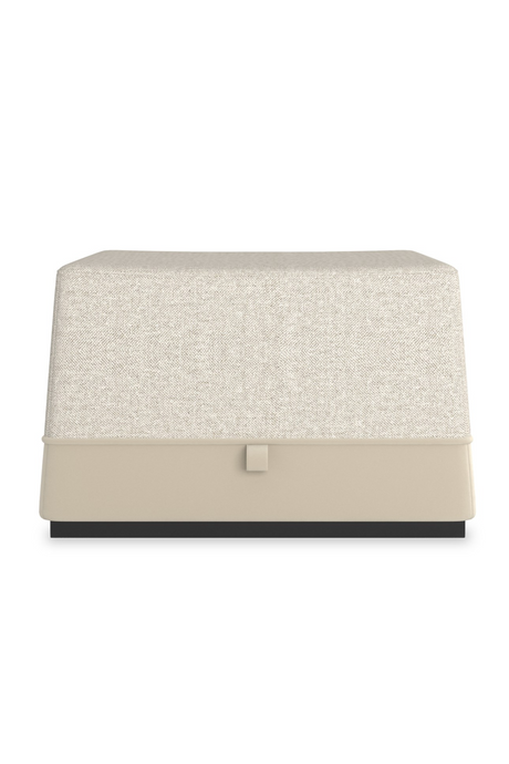 Gray Tweed Ottoman | Caracole Et Voila | Caracole.eu.com