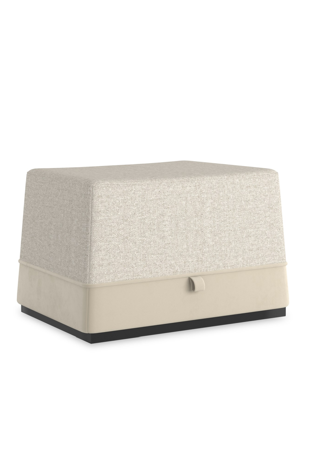 Gray Tweed Ottoman | Caracole Et Voila | Caracole.eu.com