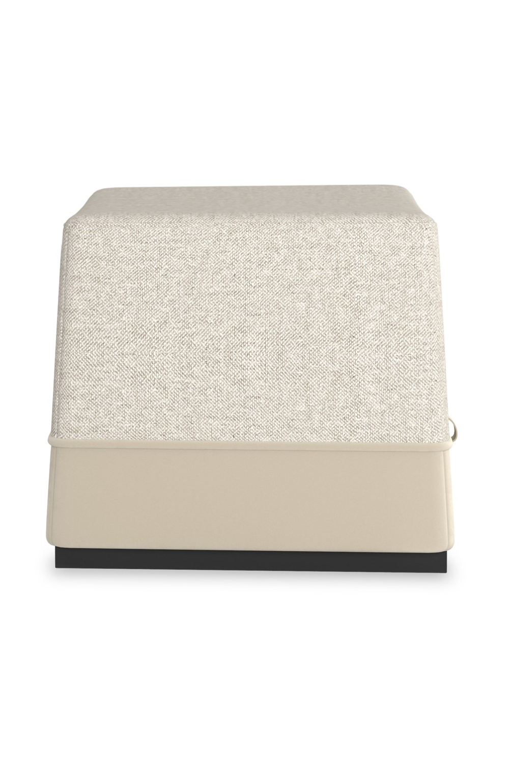 Gray Tweed Ottoman | Caracole Et Voila | Caracole.eu.com