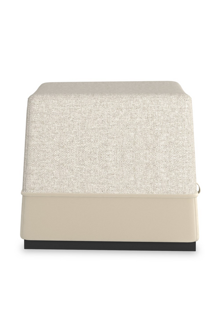 Gray Tweed Ottoman | Caracole Et Voila | Caracole.eu.com