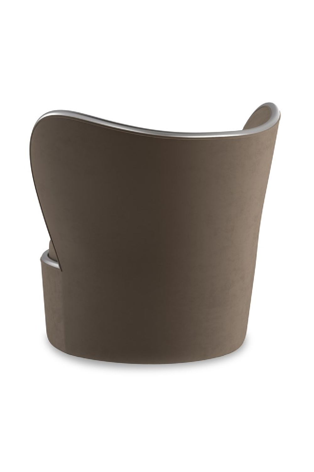 Dark Taupe Swivel Chair | Caracole Mariposa | Caracole.eu.com