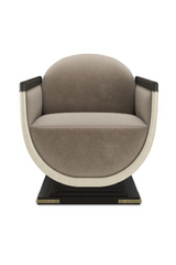 Scooped Frame Accent Chair | Caracole Helena | Caracole.eu.com