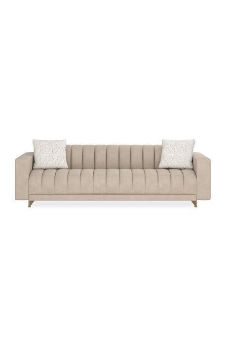 Cream Channel-Tufted Sofa | Caracole Well Balanced | Caracole.eu.com