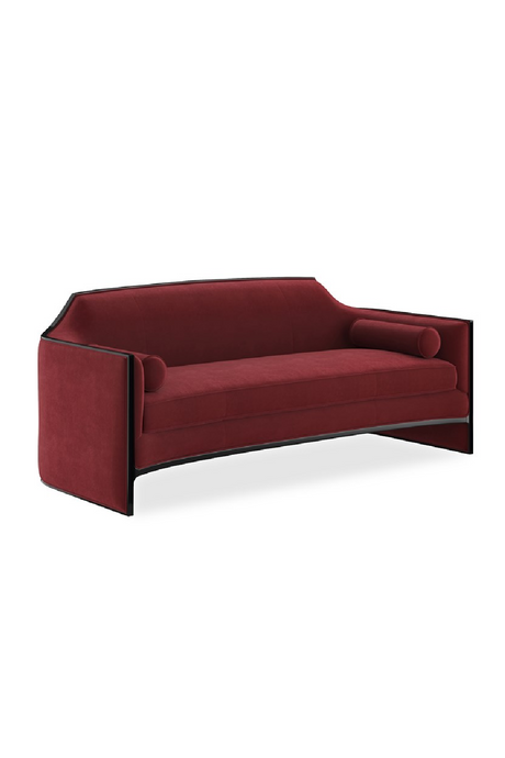 Velvet Angular Sofa | Caracole The Cat's Meow | Caracole.eu.com