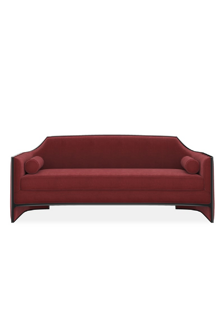 Velvet Angular Sofa | Caracole The Cat's Meow | Caracole.eu.com