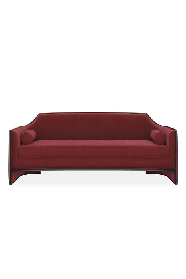 Velvet Angular Sofa | Caracole The Cat's Meow | Caracole.eu.com
