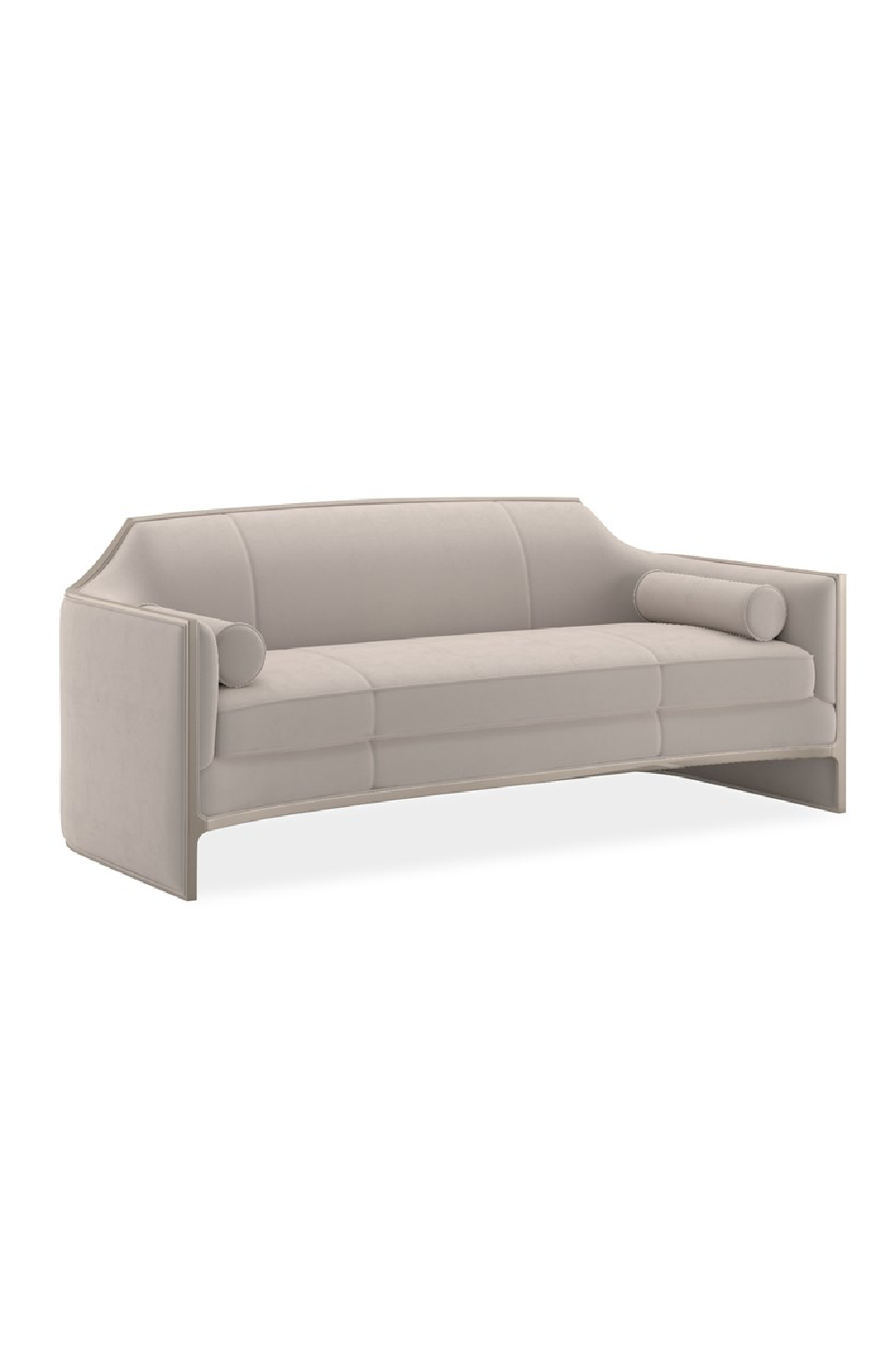 Velvet Angular Sofa | Caracole The Cat's Meow | Caracole.eu.com