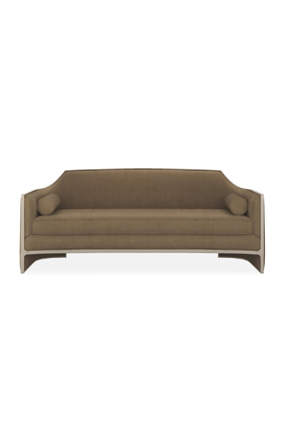 Velvet Angular Sofa | Caracole The Cat's Meow | Caracole.eu.com