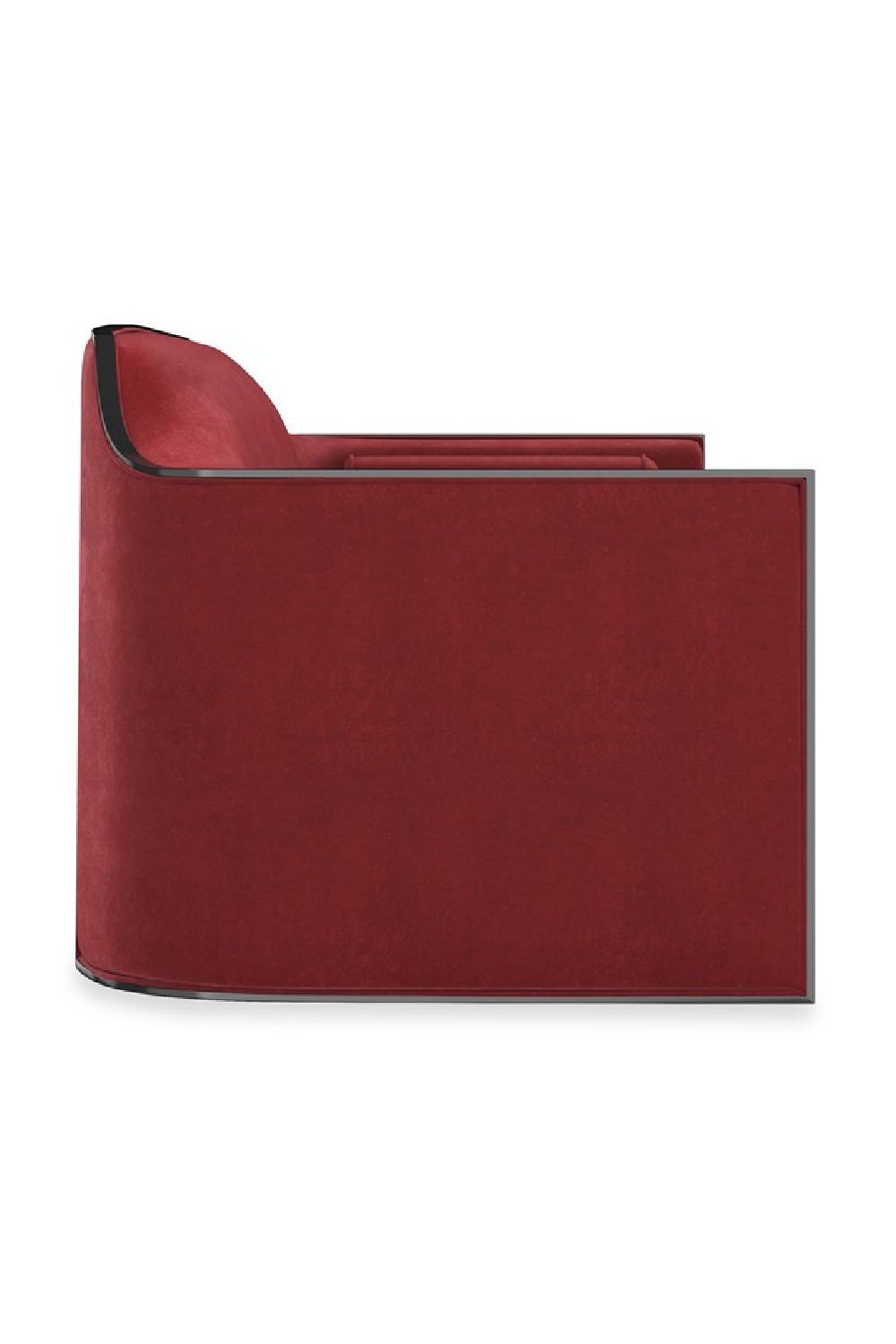 Velvet Angular Lounge Chair | Caracole The Cat's Meow | Caracole.eu.com
