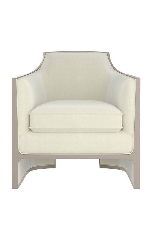Velvet Upholstered Lounge Chair | Caracole The Cat's Meow | Caracole.eu.com