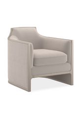 Velvet Angular Lounge Chair | Caracole The Cat's Meow | Caracole.eu.com