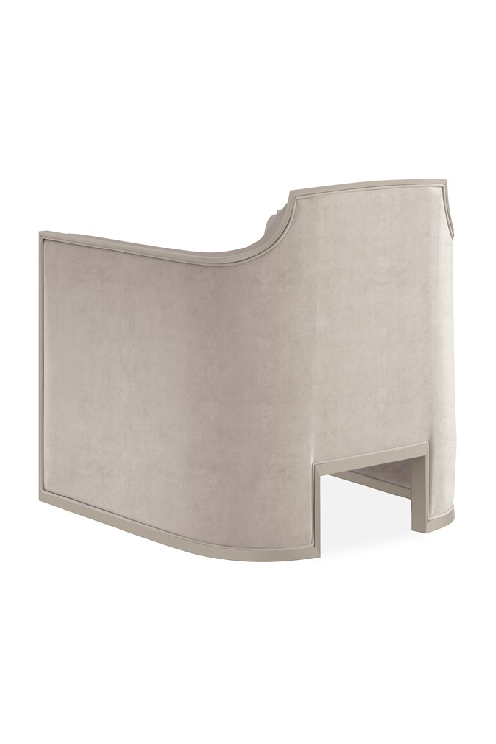 Velvet Angular Lounge Chair | Caracole The Cat's Meow | Caracole.eu.com
