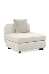 Ivory Linen Sectional Chair | Caracole Lumi | Caracole.eu.com