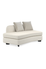 Ivory Linen Sectional Chair | Caracole Lumi | Caracole.eu.com
