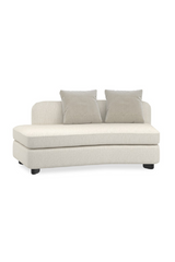 Ivory Linen Sectional Chair | Caracole Lumi | Caracole.eu.com