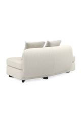 Ivory Linen Sectional Chair | Caracole Lumi | Caracole.eu.com