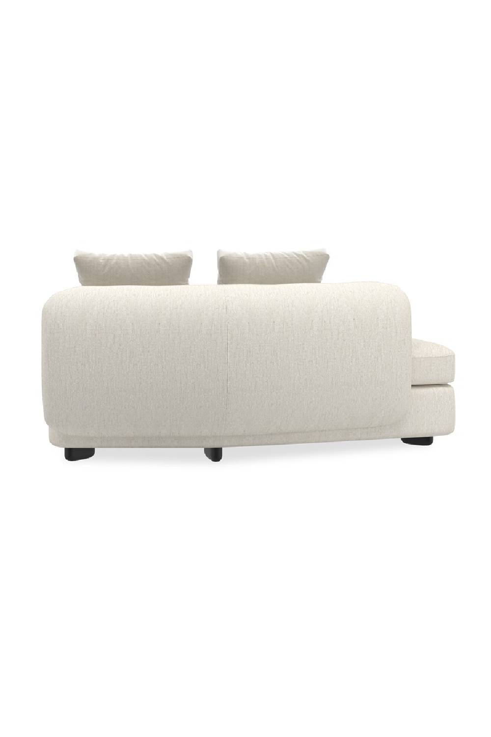 Ivory Linen Sectional Chair | Caracole Lumi | Caracole.eu.com