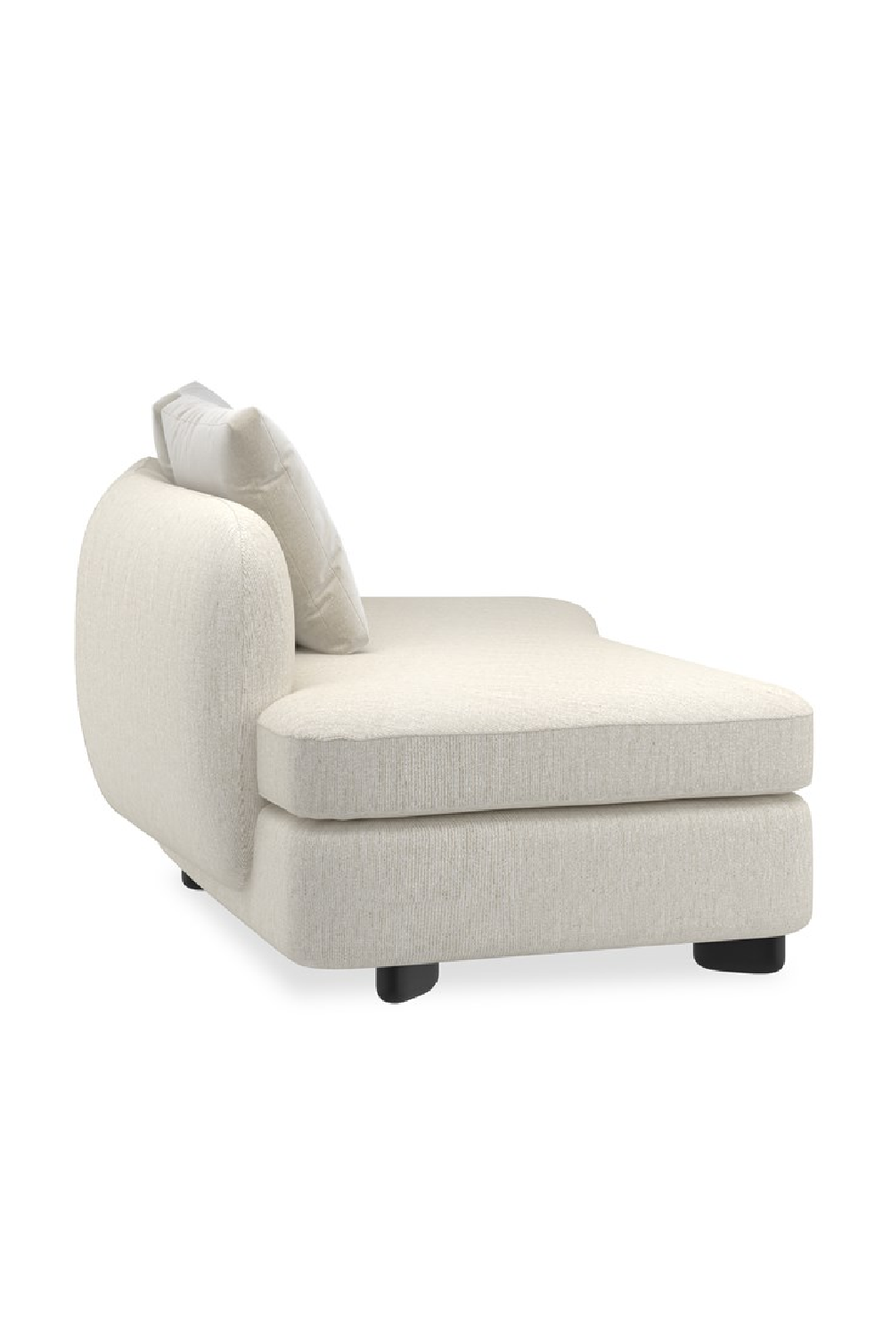 Ivory Linen Sectional Chair | Caracole Lumi | Caracole.eu.com