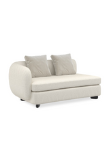 Ivory Linen Sectional Chair | Caracole Lumi | Caracole.eu.com