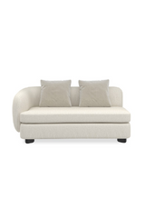Ivory Linen Sectional Chair | Caracole Lumi | Caracole.eu.com