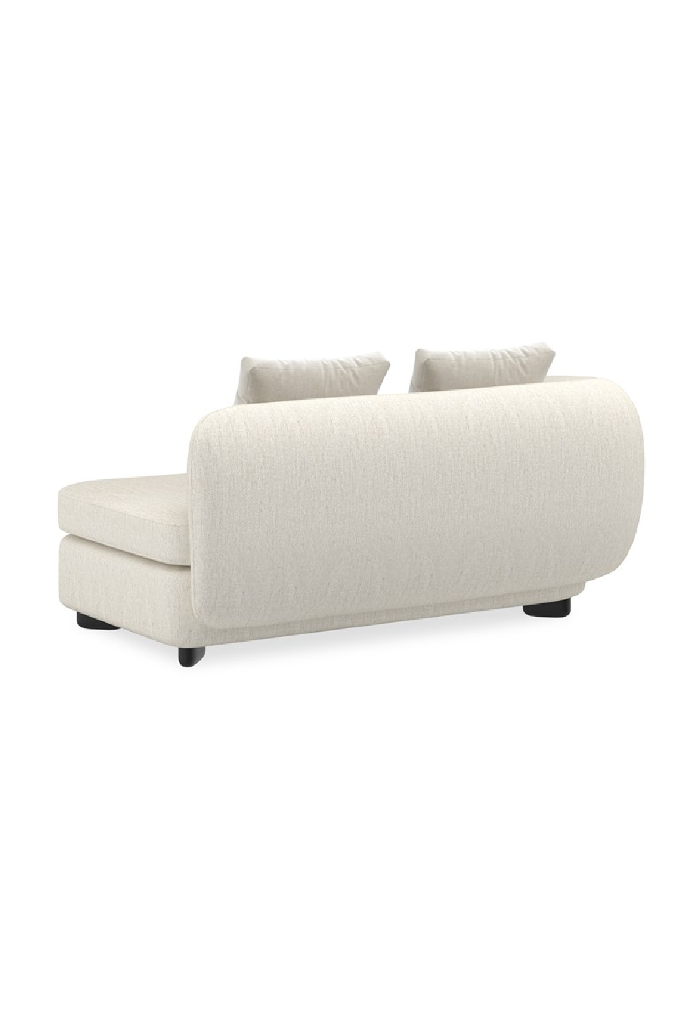 Ivory Linen Sectional Chair | Caracole Lumi | Caracole.eu.com