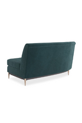 Green Velvet Sectional Sofa | Caracole Three's Company | Caracole.eu.com