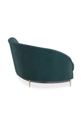 Green Velvet Sectional Sofa | Caracole Three's Company | Caracole.eu.com