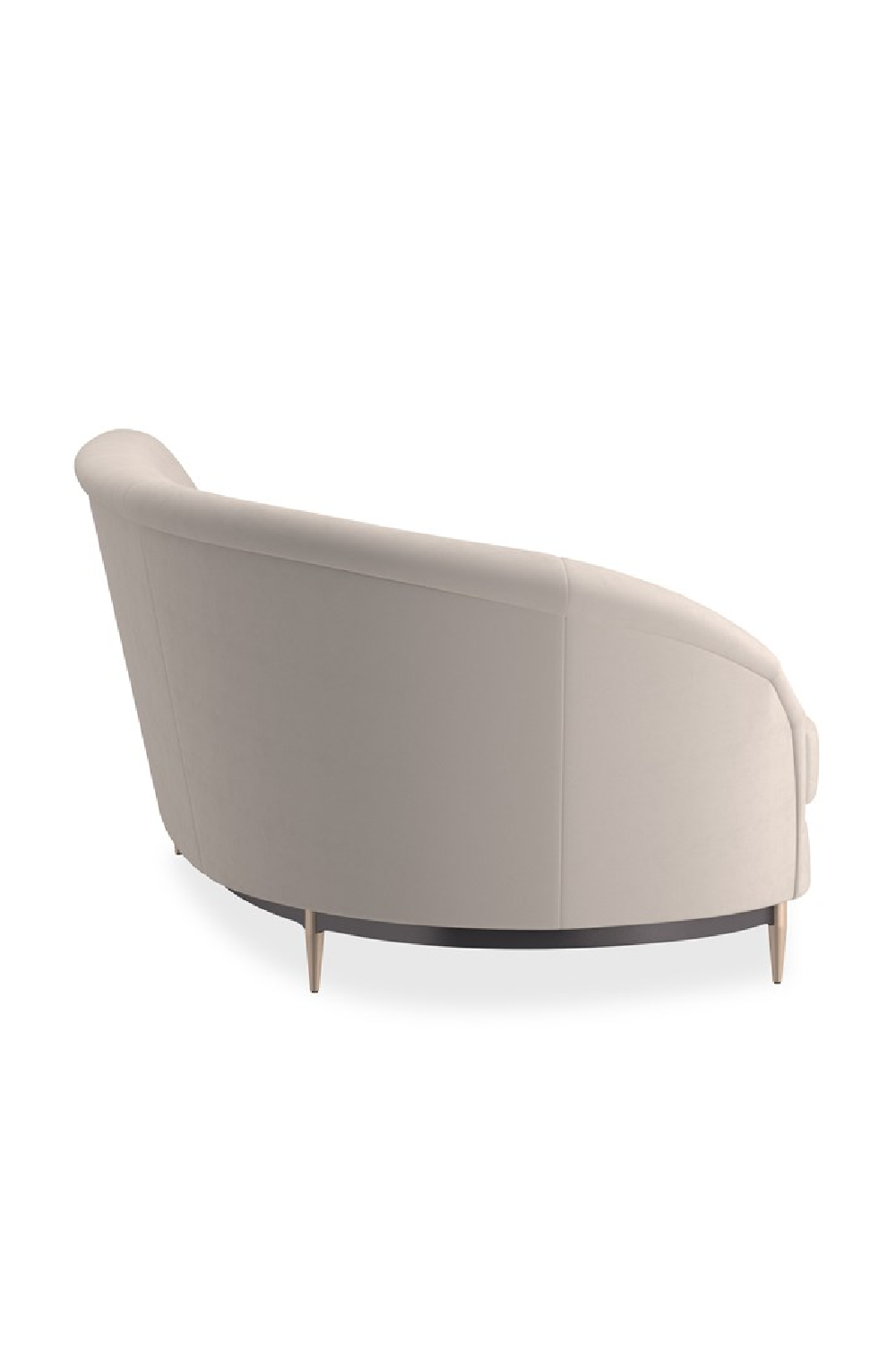 Beige Velvet Sectional Sofa | Caracole Three's Company | Caracole.eu.com