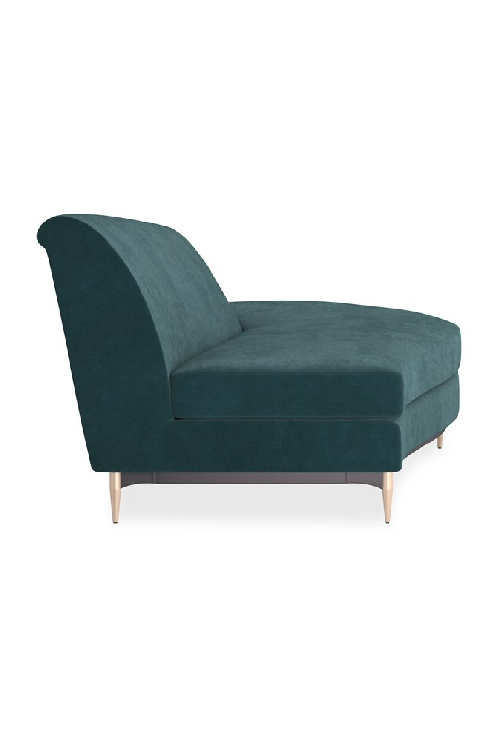 Green Velvet Sectional Sofa | Caracole Three's Company | Caracole.eu.com
