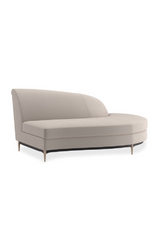 Beige Velvet Sectional Sofa | Caracole Three's Company | Caracole.eu.com