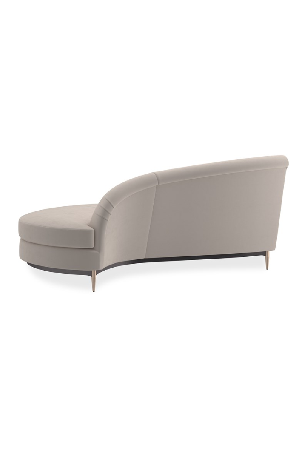 Beige Velvet Sectional Sofa | Caracole Three's Company | Caracole.eu.com