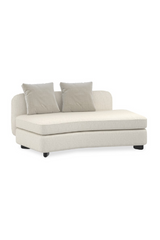 Ivory Linen Sectional Chair | Caracole Lumi | Caracole.eu.com
