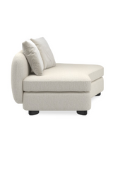 Ivory Linen Sectional Chair | Caracole Lumi | Caracole.eu.com