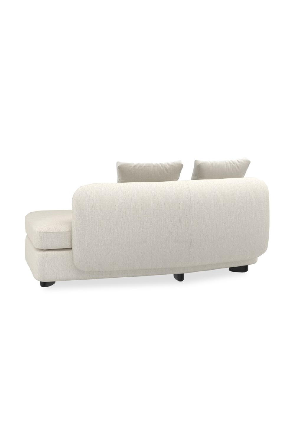 Ivory Linen Sectional Chair | Caracole Lumi | Caracole.eu.com