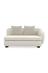 Ivory Linen Sectional Chair | Caracole Lumi | Caracole.eu.com