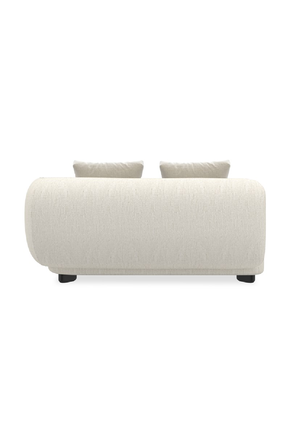 Ivory Linen Sectional Chair | Caracole Lumi | Caracole.eu.com